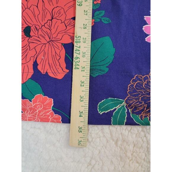 Cynthia Rowley Sheath Dress Womens Small Purple Floral Rayon Comfort - Picture 8 of 16